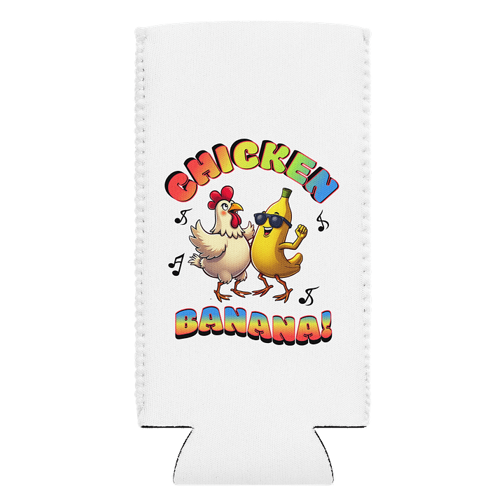 Chicken Banana Dancing Cool Can Cooler product image (1)
