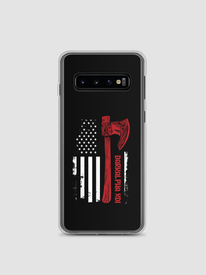 DarkAlpha American Axe Logo Clear Phone Case - Samsung Galaxy product image (1)