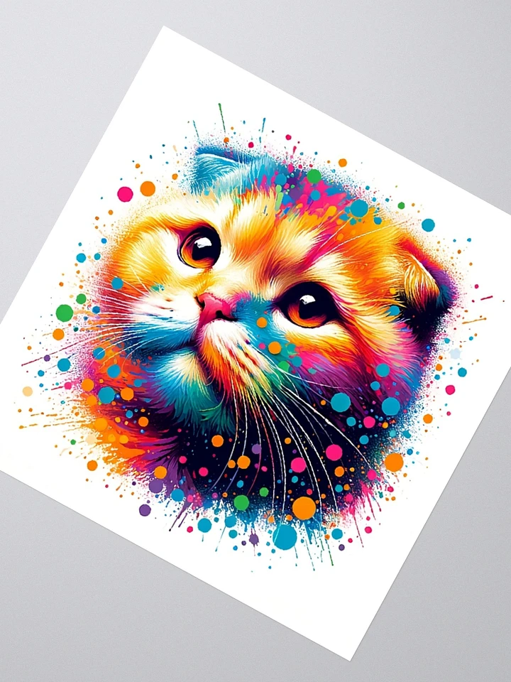 Kiss Cut Stickers: Scottish Fold 2 product image (2)