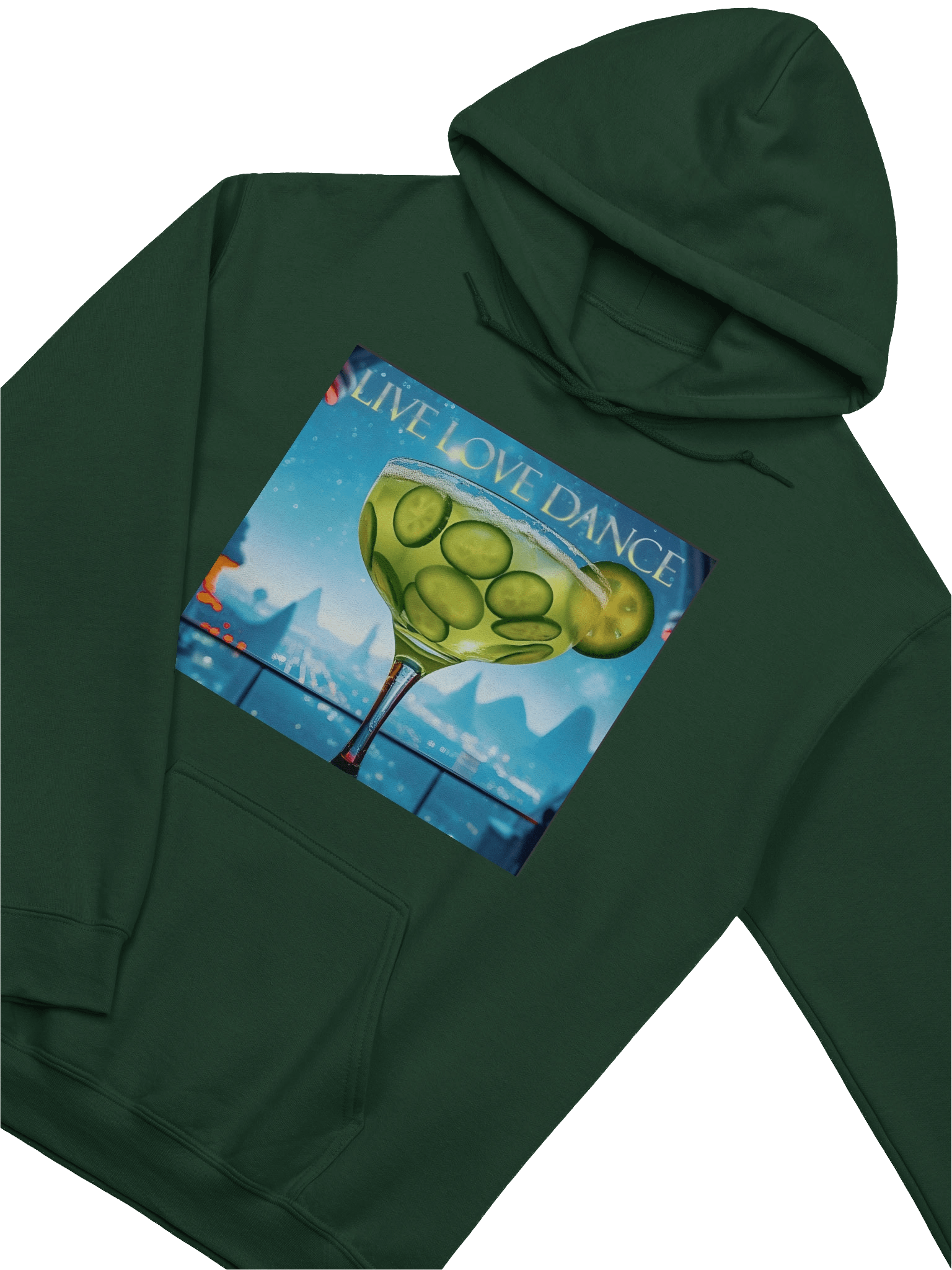 Cityscape Cucumber Cocktail Hoodie product image (31)