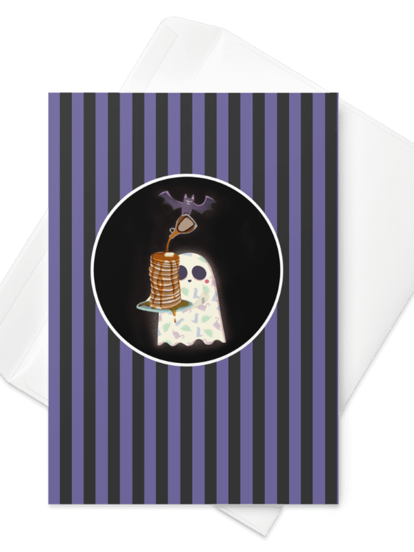 Little Ghost Pancake Stack - Greeting Card product image (6)