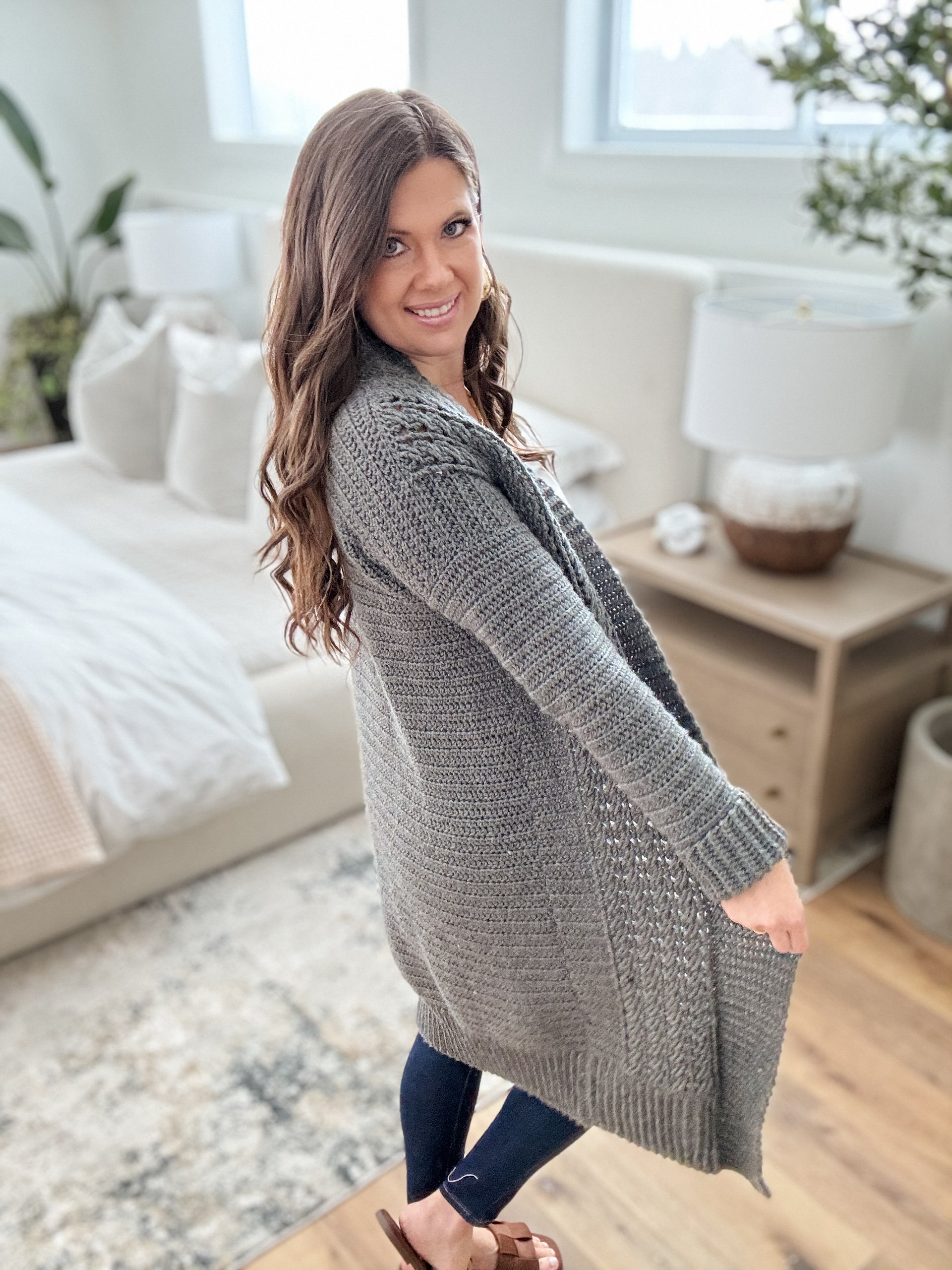 Double Espresso Duster Crochet Pattern product image (5)