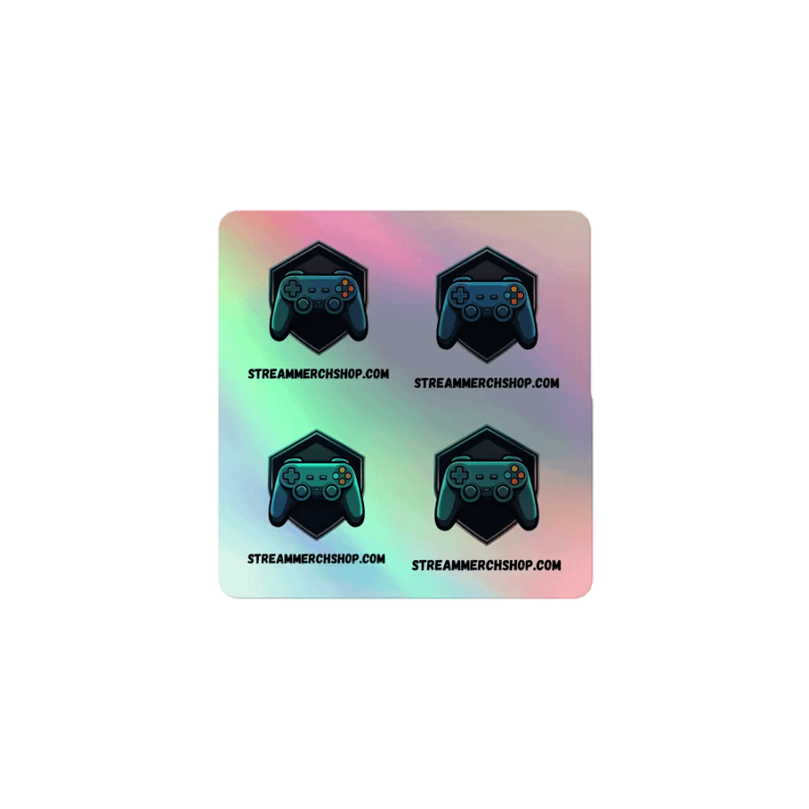 STREAMMERCH Holographic Sticker Set DEMO product image (1)
