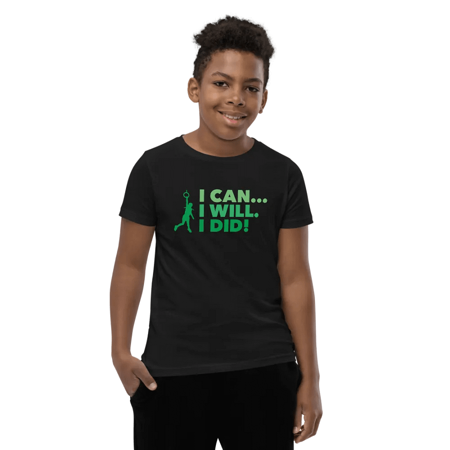 I Can... I Will. I Did! Green Kids Tee product image (6)