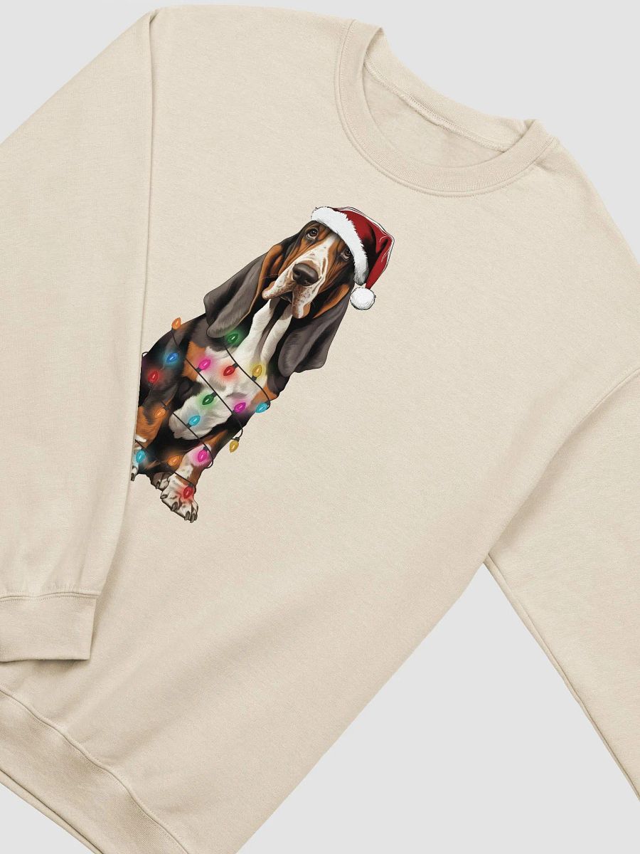 Funny Basset Hound(Tricolor) Christmas Sweatshirt for Basset Hound Paw-rents product image (19)