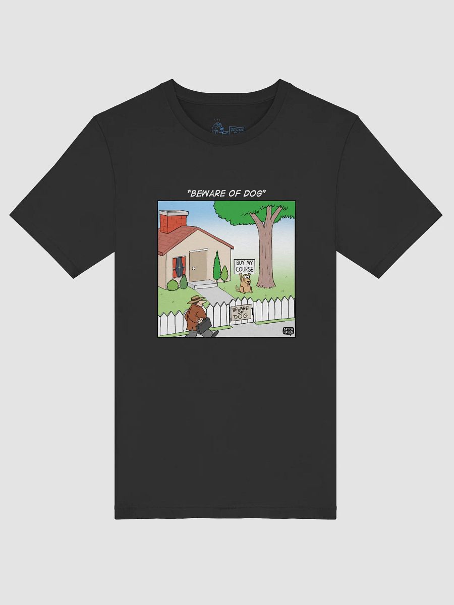 "Beware of dog" soft t-shirt product image (5)
