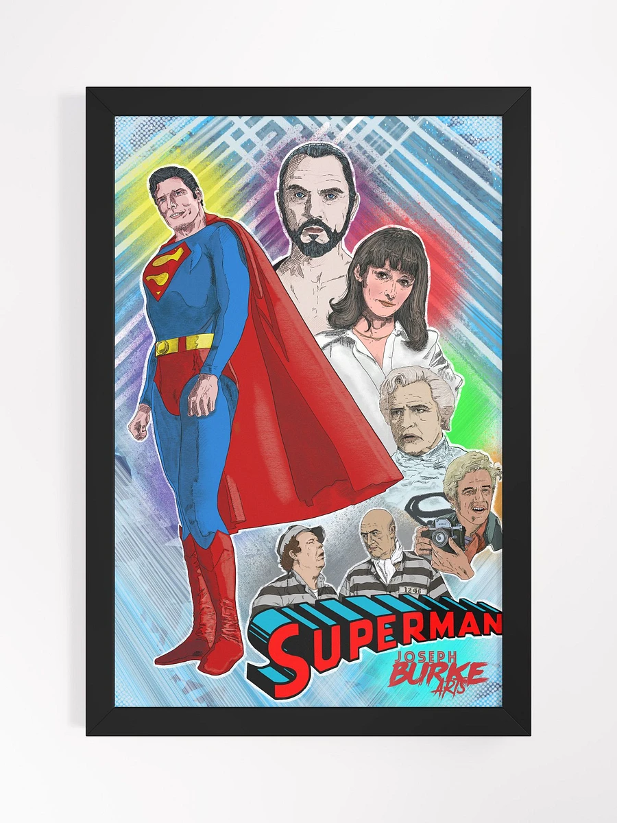 Christopher Reeve's Superman Film Framed 12x18 Art product image (2)
