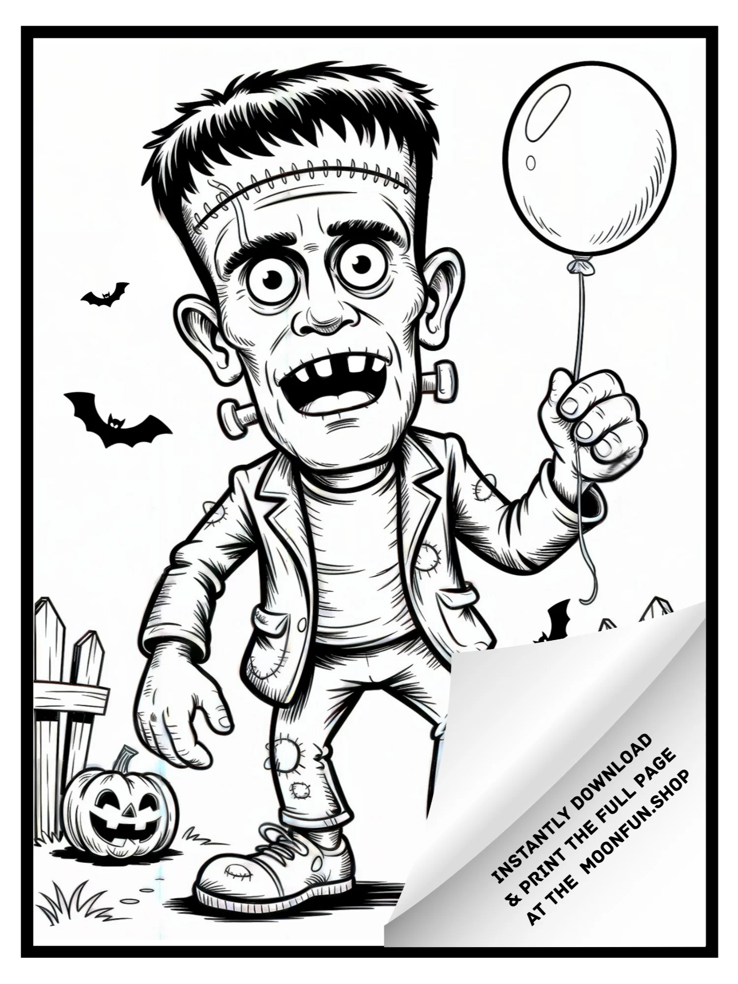 🧹 125 Wickedly Fun Halloween Coloring Pages for Teens product image (2)
