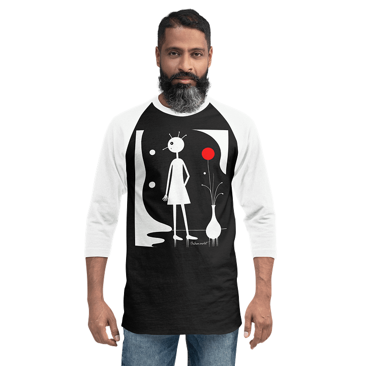 Tultex Fine Jersey Raglan Tee product image (1)