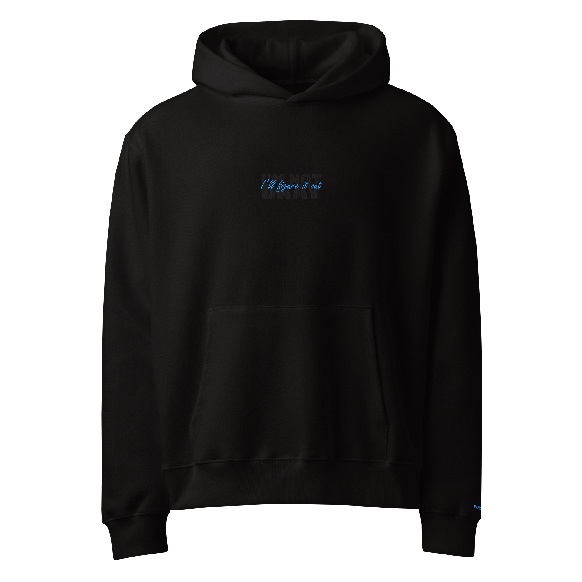 I'll figure it out (I'm not okay) embroidered hoodie product image (1)