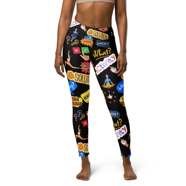 Dynamic Dialogue Printed Leggings product image (1)
