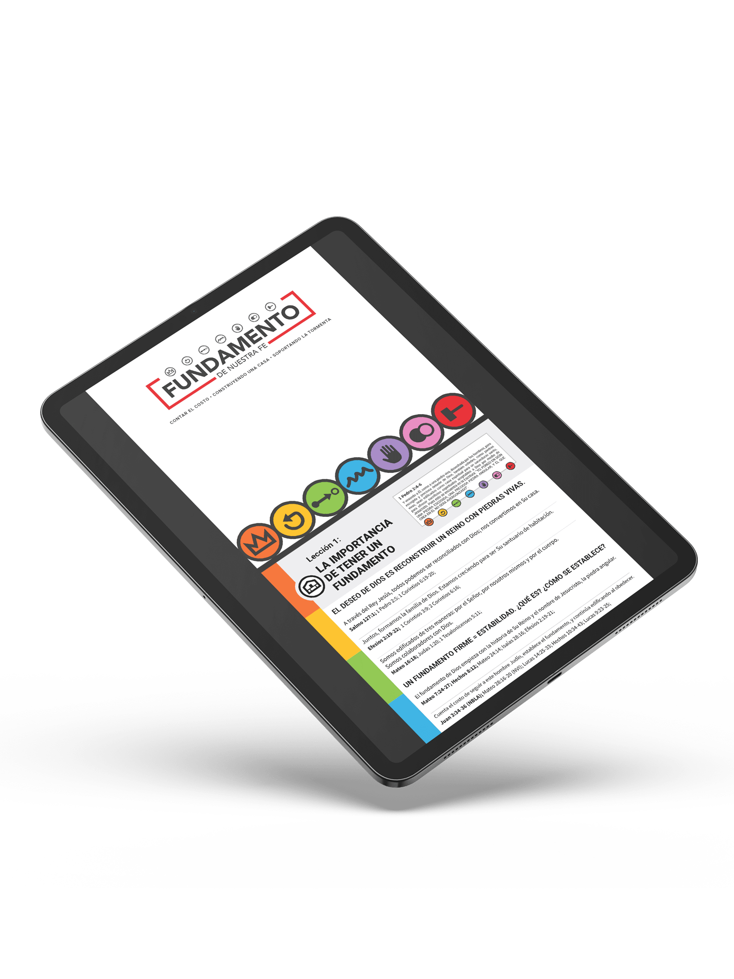 Folleto del Fundamento $5 Download - Libro Digital de Discipulado sobre Hebreos 6 product image (1)