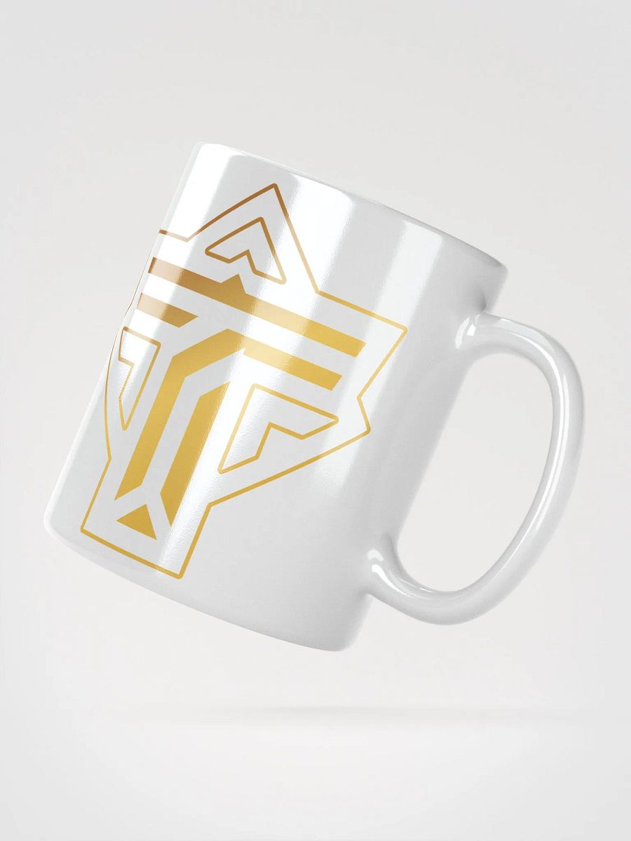 White Mug w/ Gold Insignia product image (4)