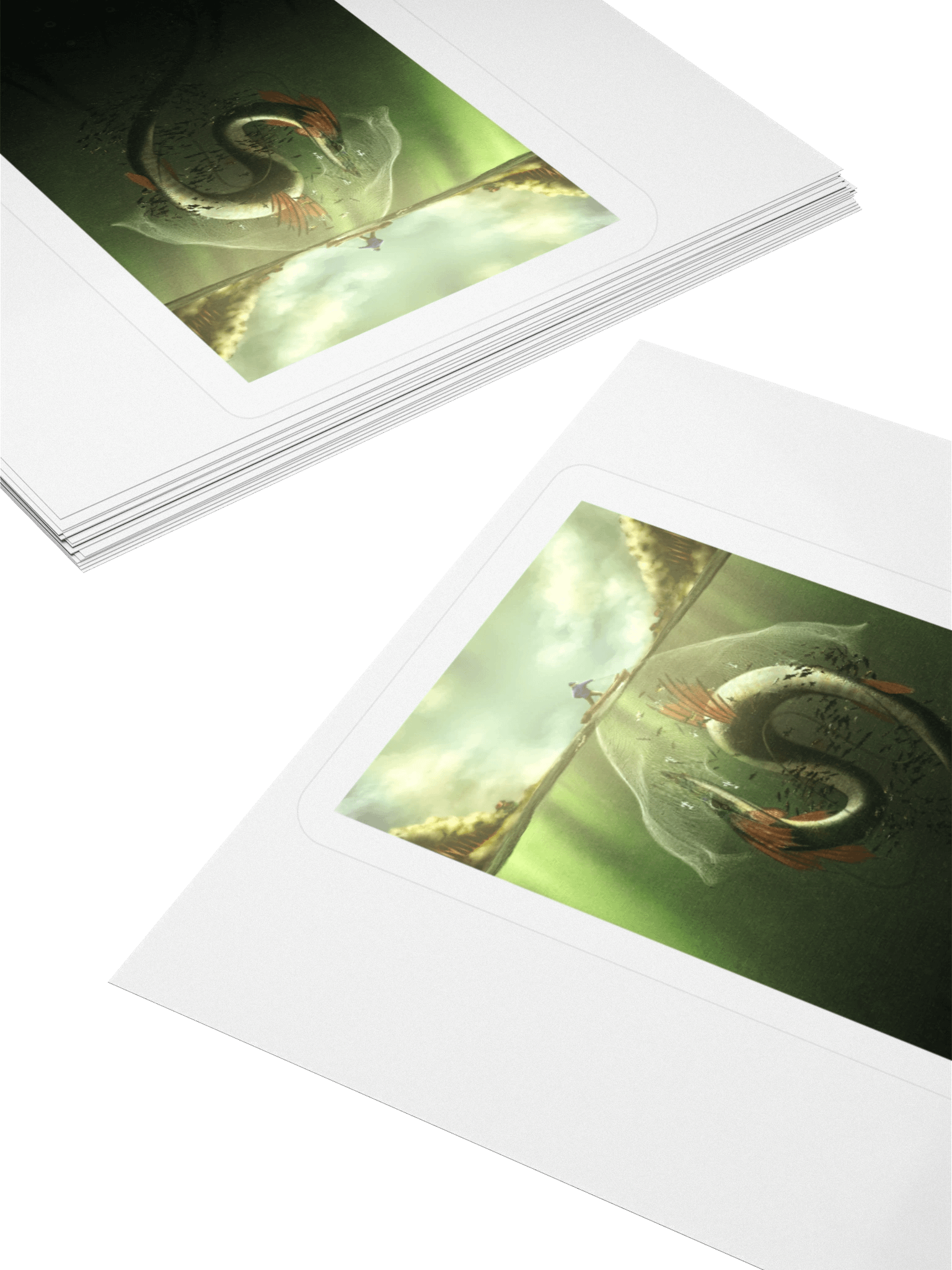 The Fisher and The River Dragon - sticker product image (11)