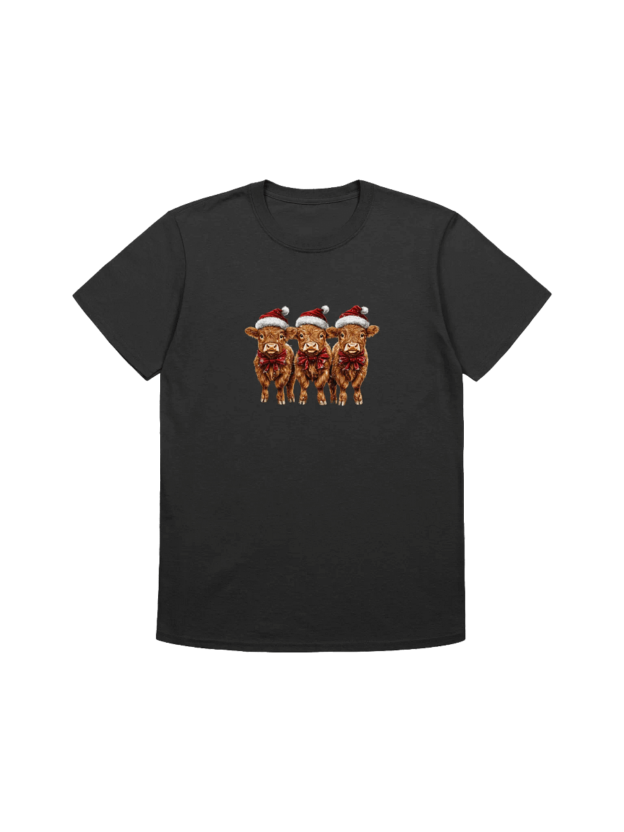 Baby Highland Cows Unisex Christmas T-Shirt product image (4)
