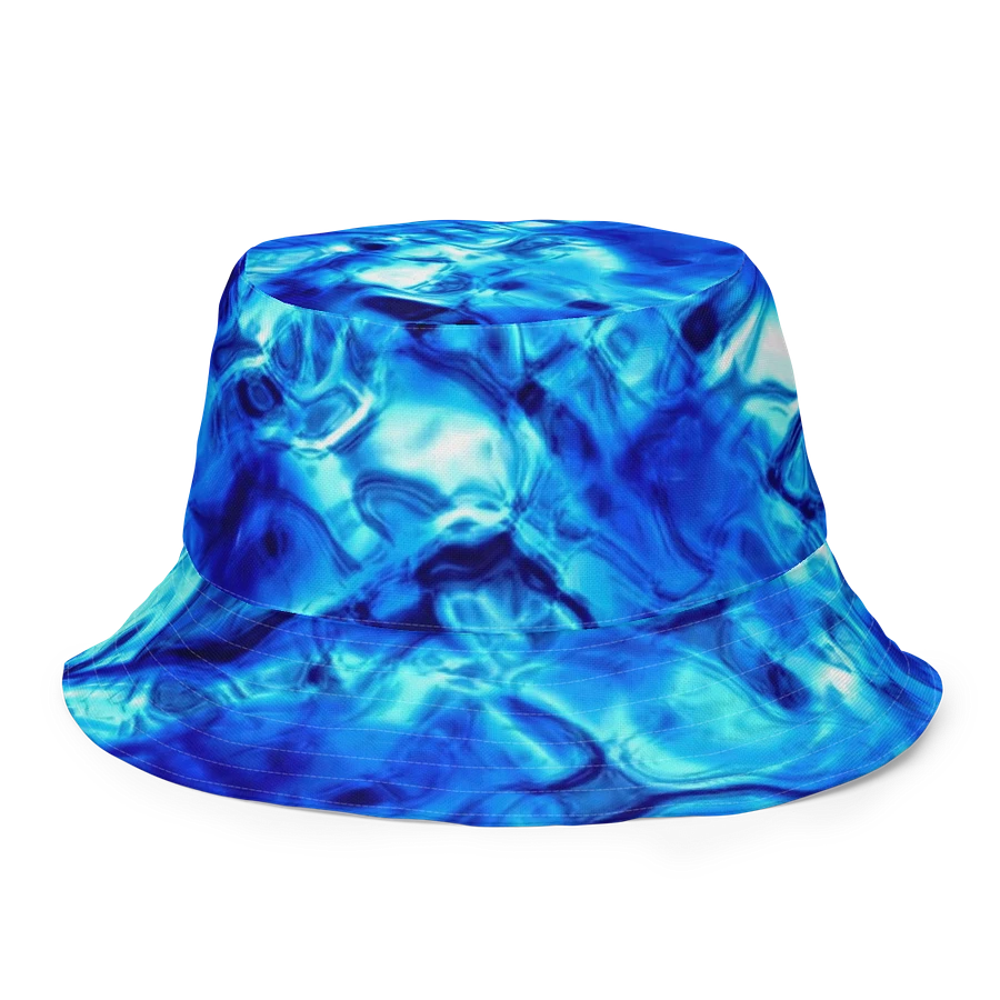 Blue Fractal Flower Kaleidoscope Bucket Hat product image (10)