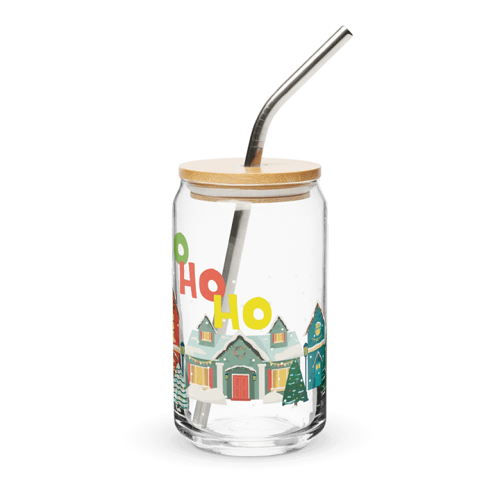 HO HO HO Can-Shaped Glassware product image (1)