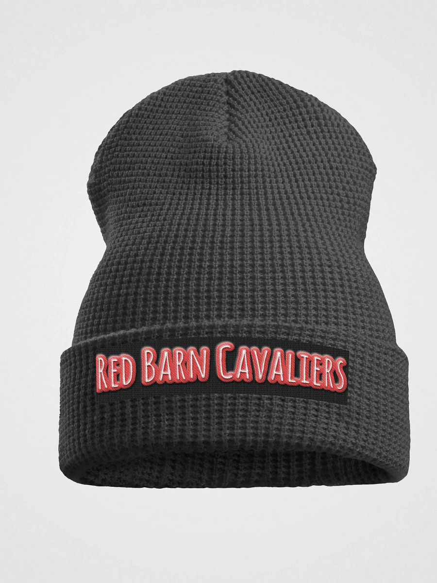 Embroidered Red Barn Cavaliers Waffle Beanie by Richardson product image (1)