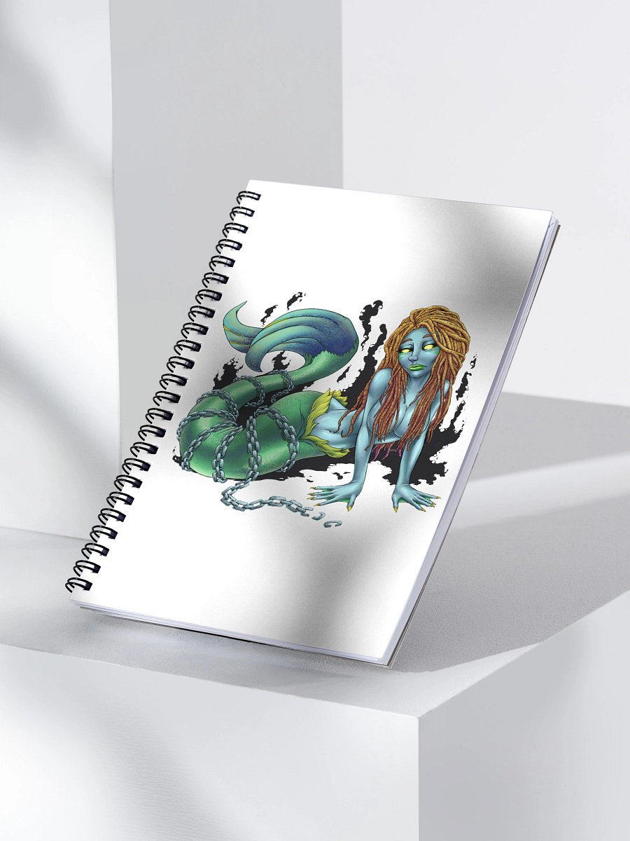 Chained Mermaid Spiral Notebook product image (3)