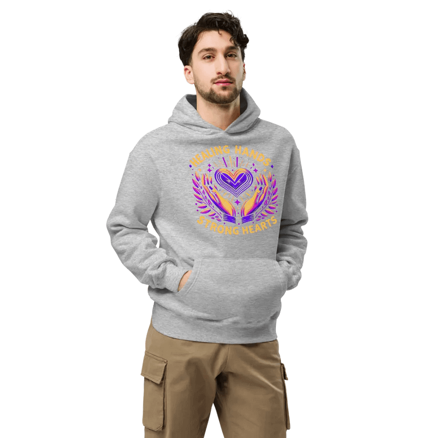 strong hearts ,healing hands hoodie product image (37)