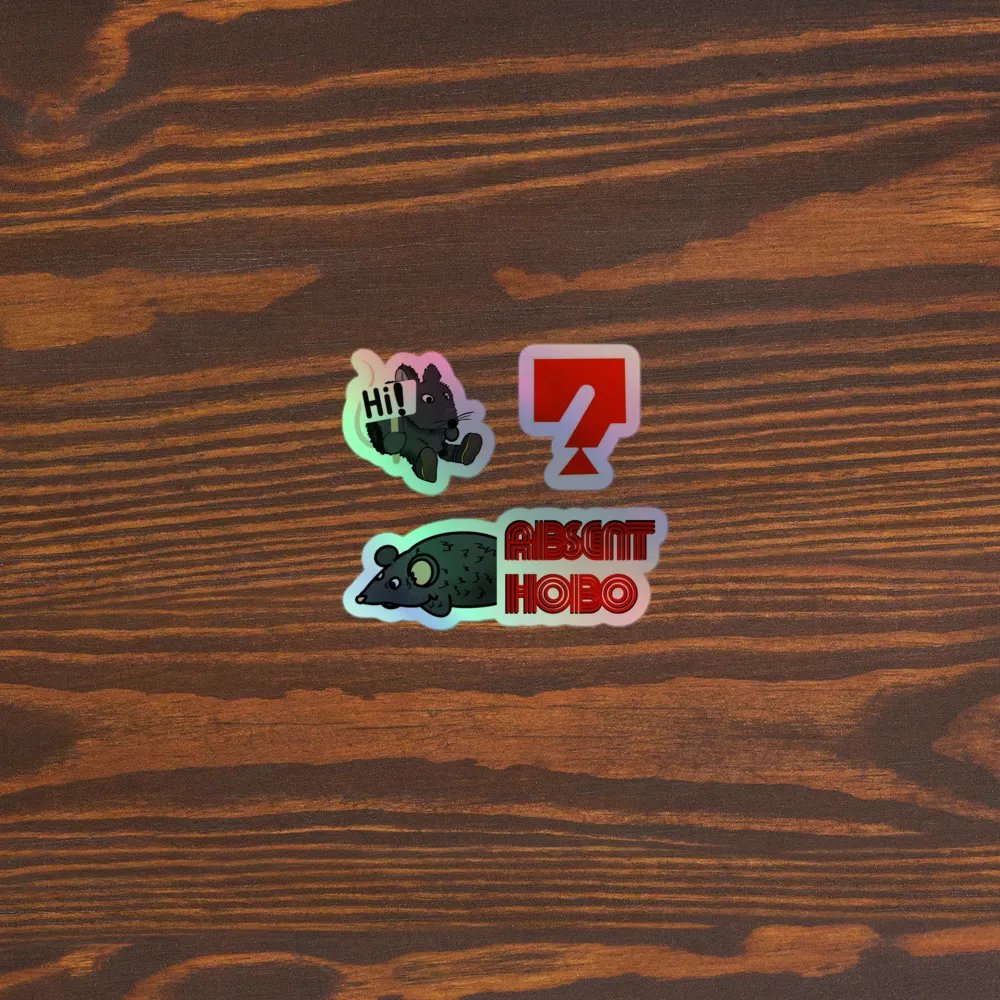 Holographic Hobo Sticker Set product image (5)