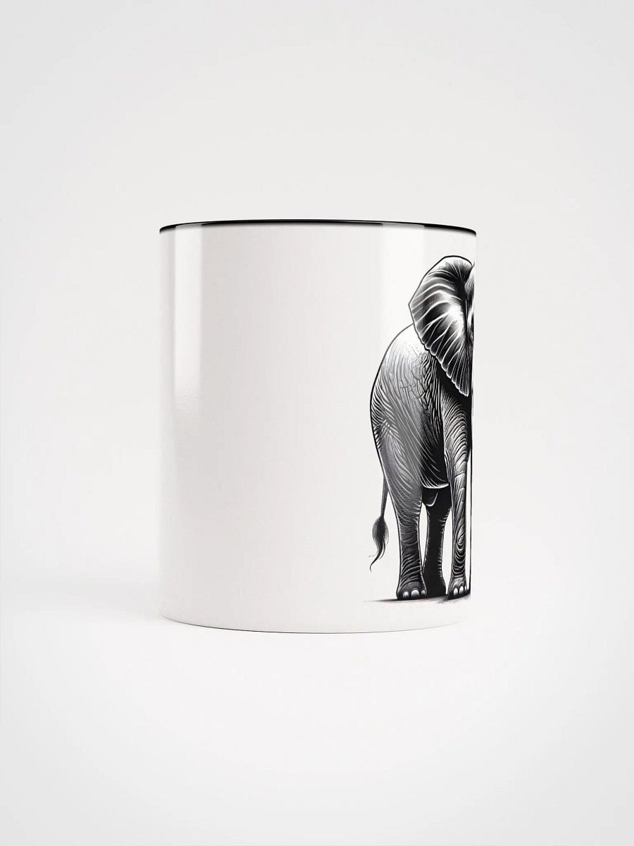 Majestic Elegant Elephant Ceramic Mug product image (4)