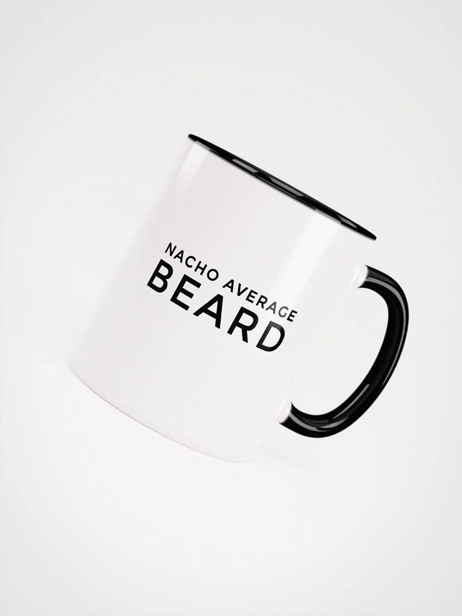 Bearded Woodz Ceramic Mug (Colored Handle & Inside Mug) product image (4)