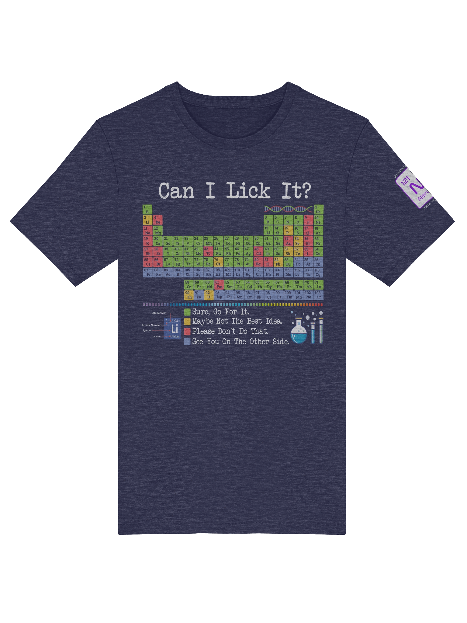 Can I Lick It? Ladies Tee - White Text product image (5)