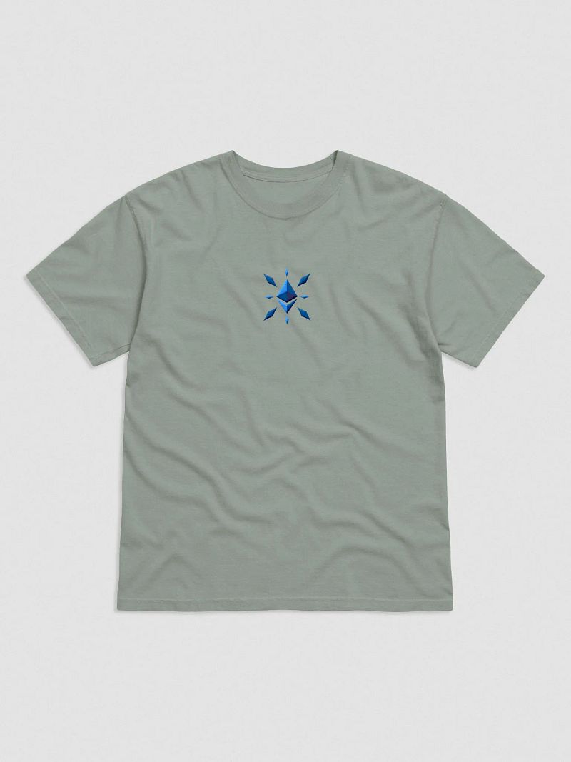 Blue Ethereum Spark Heavy Shirt | Wear the Future of Crypto
