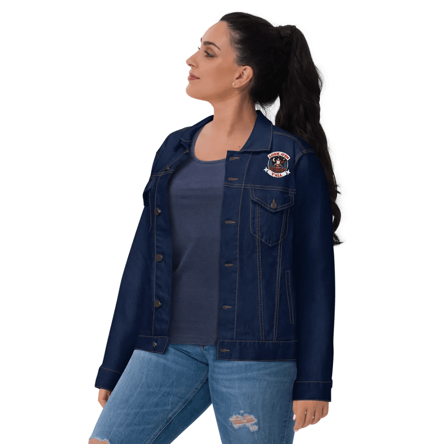 Look At 'Em Yall Funkatronian Denim Jacket product image (9)