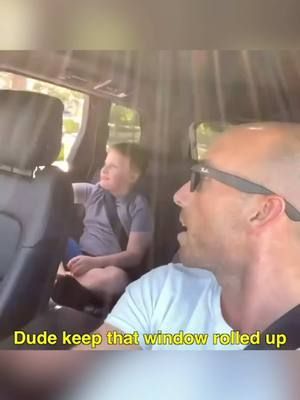 Why can’t they just roll up the windows? 🥲 #batdad #fyp #funnydad #dadtok #parentinghacks 