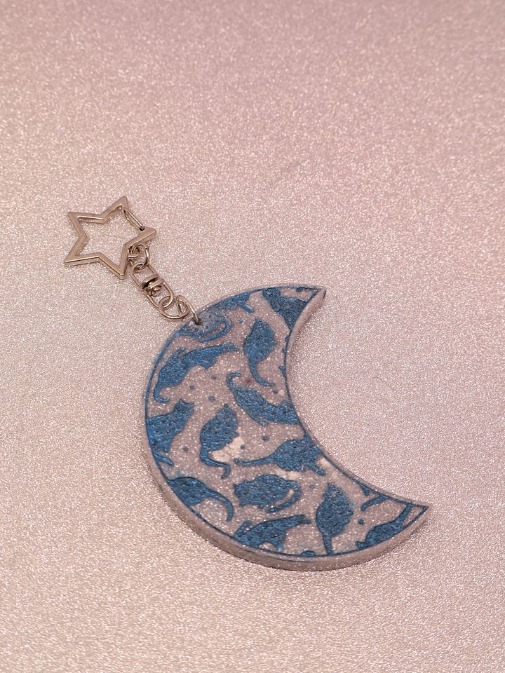 Cat Moon Keychain product image (1)