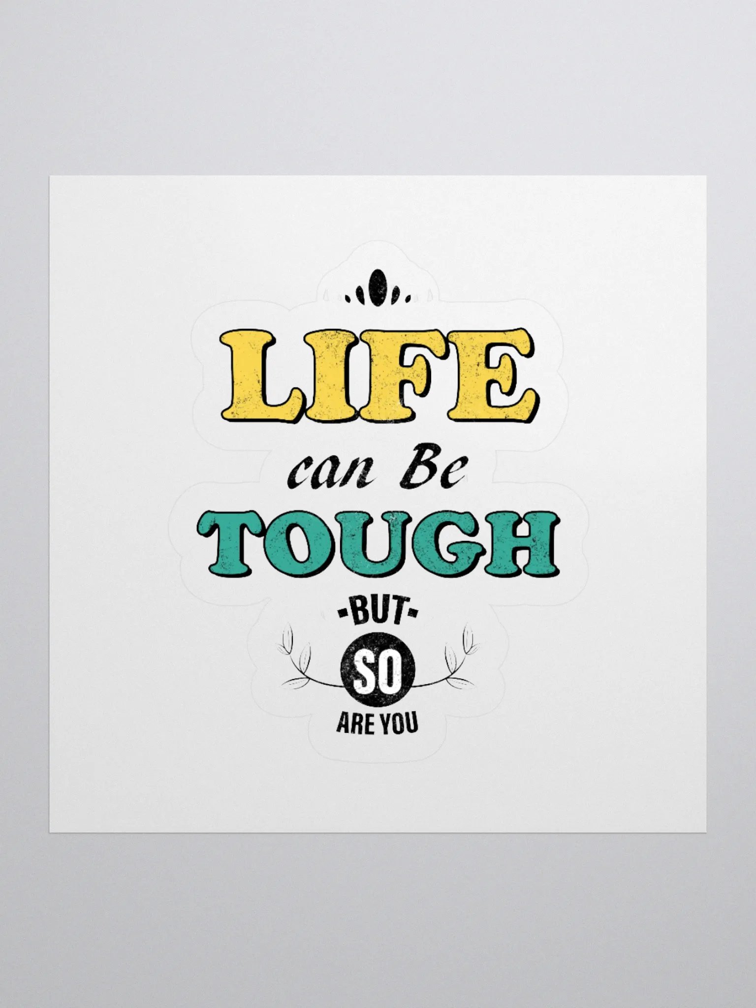 Tough Life Kiss Cut Stickers product image (3)