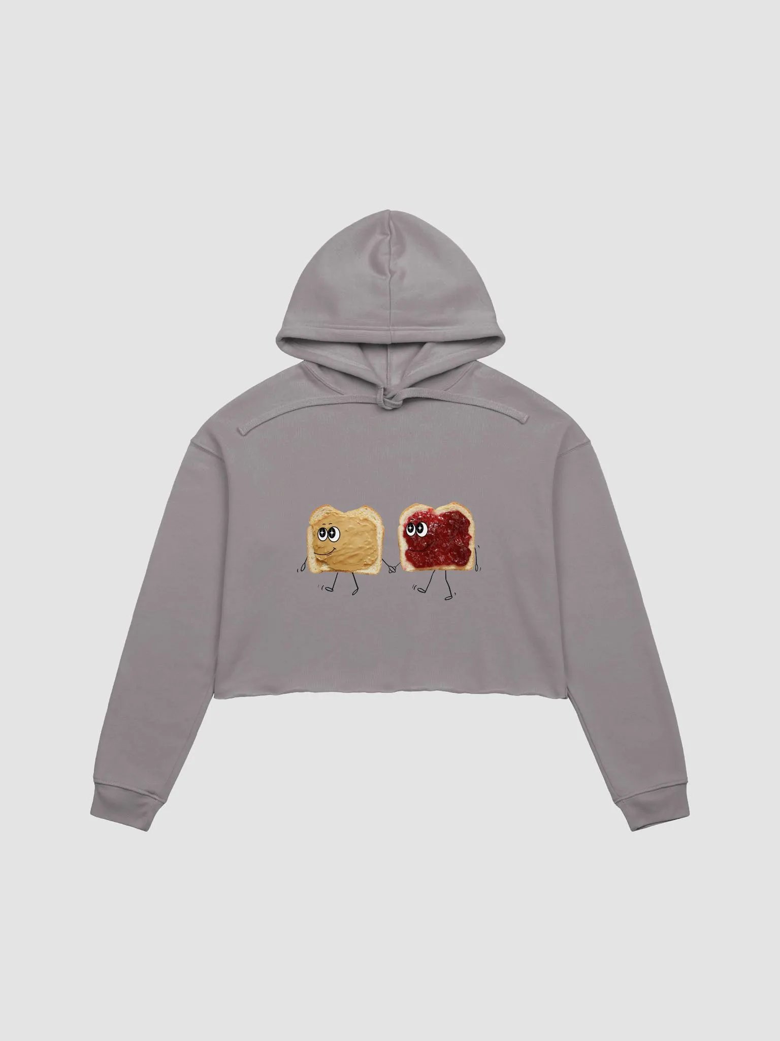 Perfectly Paired PB&J Cropped Hoodie product image (6)