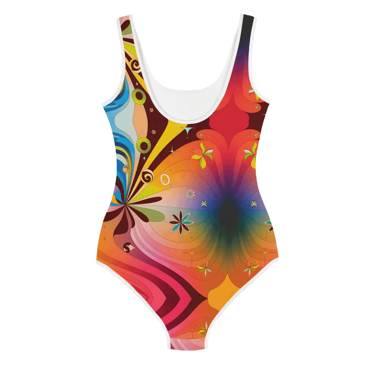 Sunburst Bloom Youth One-Piece Swimsuit product image (2)