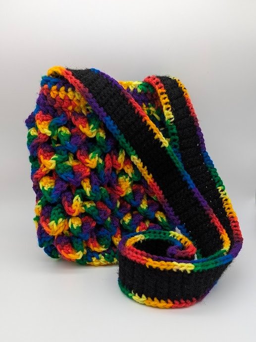 Rainbow Dragon Scale Shoulder Bag product image (1)