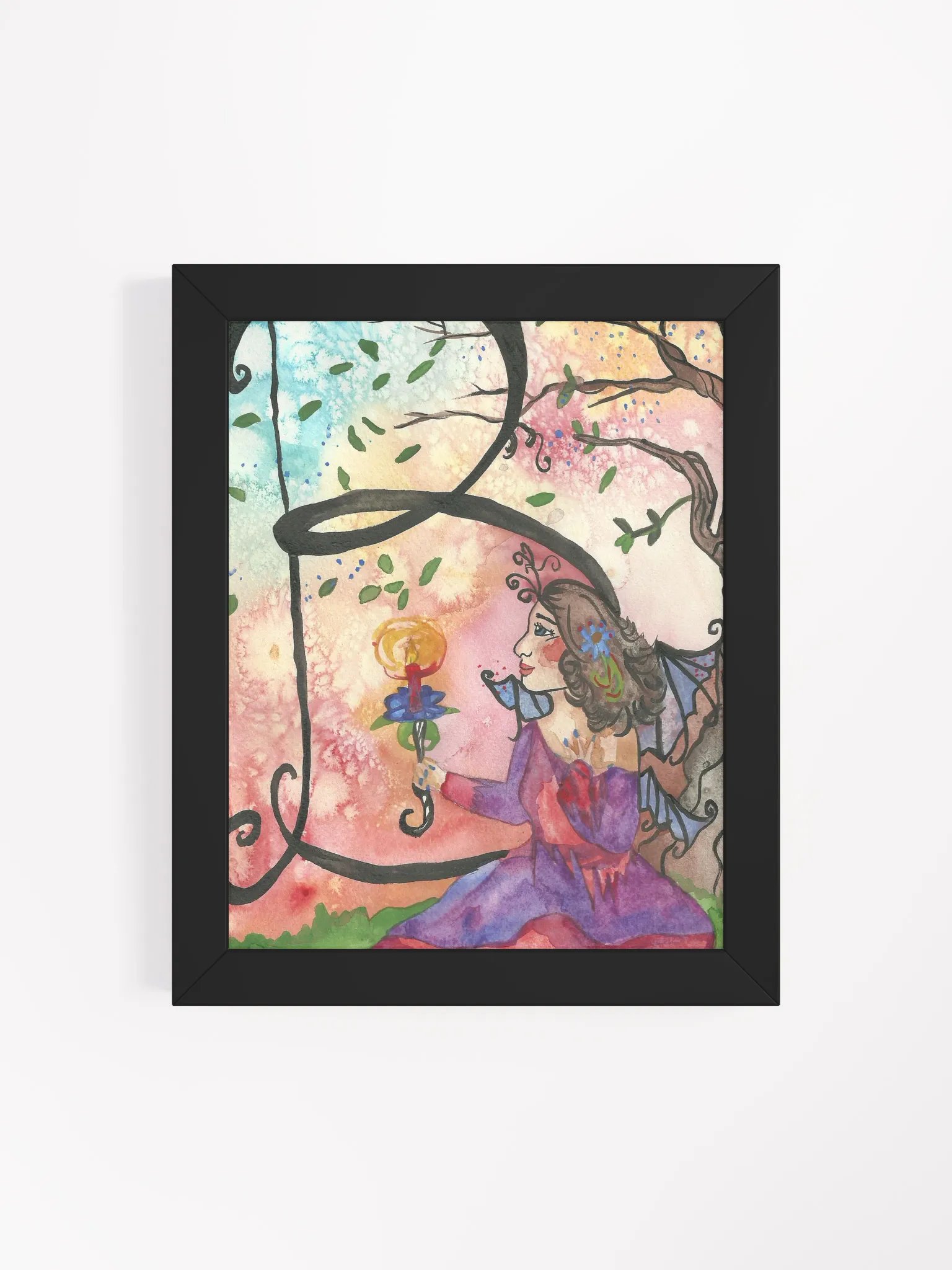 Fairy Alphabets - Letter B Framed Print product image (8)