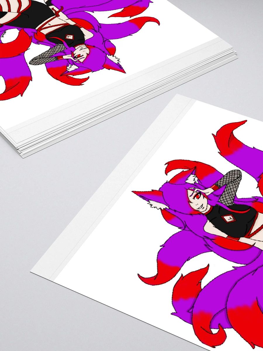 Red tailed sticker product image (10)