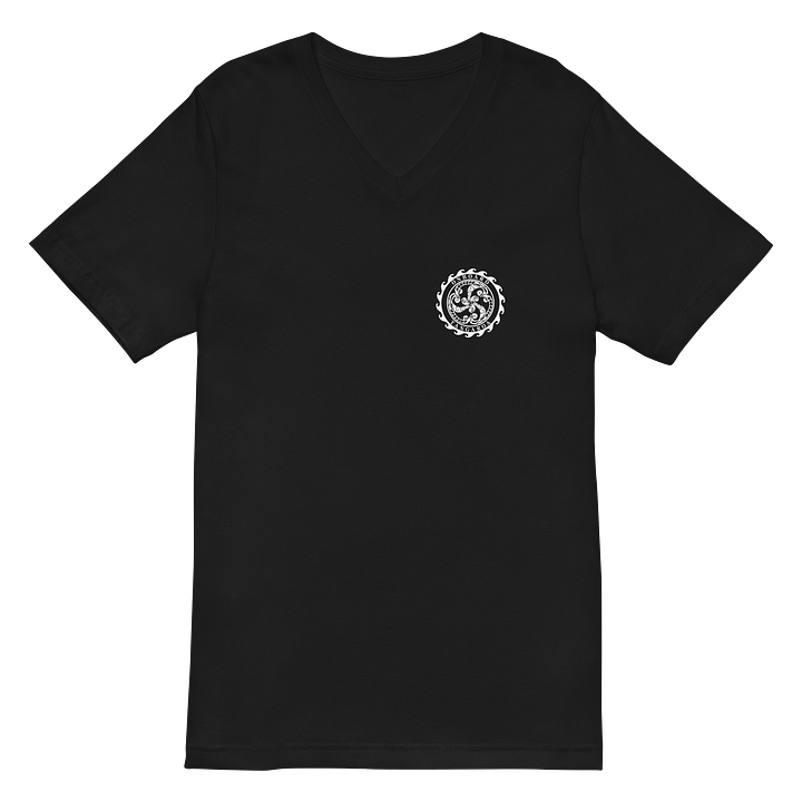 "M/Y Tangaroa" Black V-Neck Jersey T-Shirt – Lightweight, Everyday Fit product image (2)