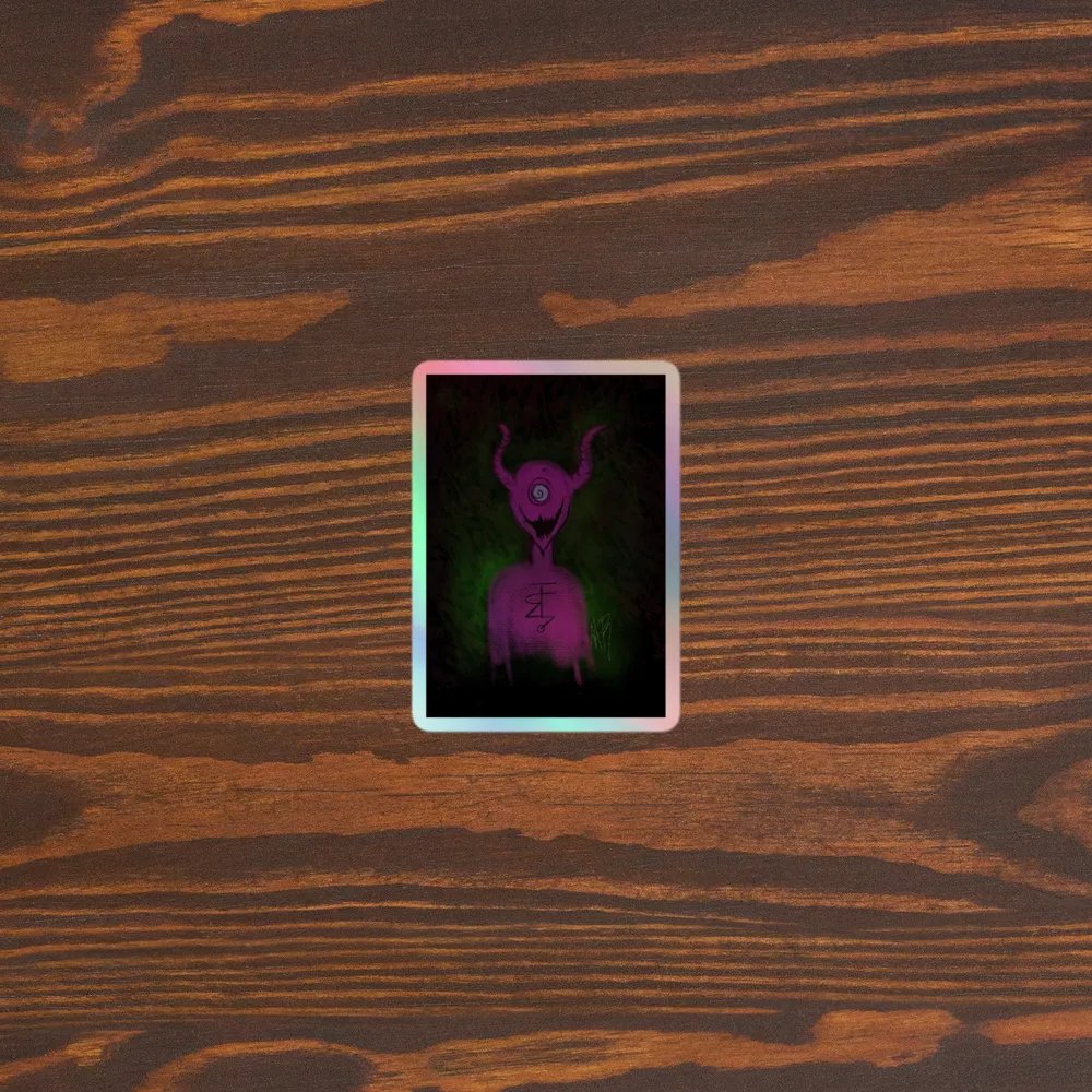 No Fear Demon Holo Sticker product image (3)