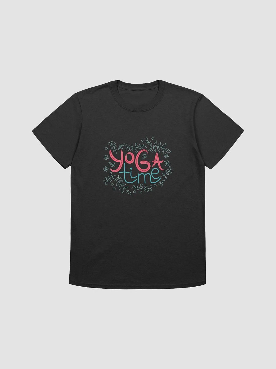 "Yoga Time Graphic Tee - Floral Design" product image (1)