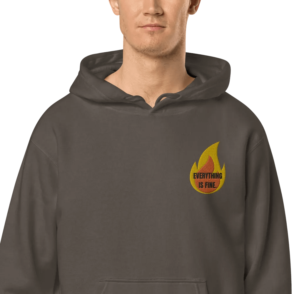 Everything is Fine Hoodie. product image (13)