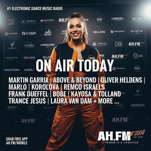 A bright and vibrant Friday ahead — powered by pure AH.FM energy ⚡ grab our free mobile app