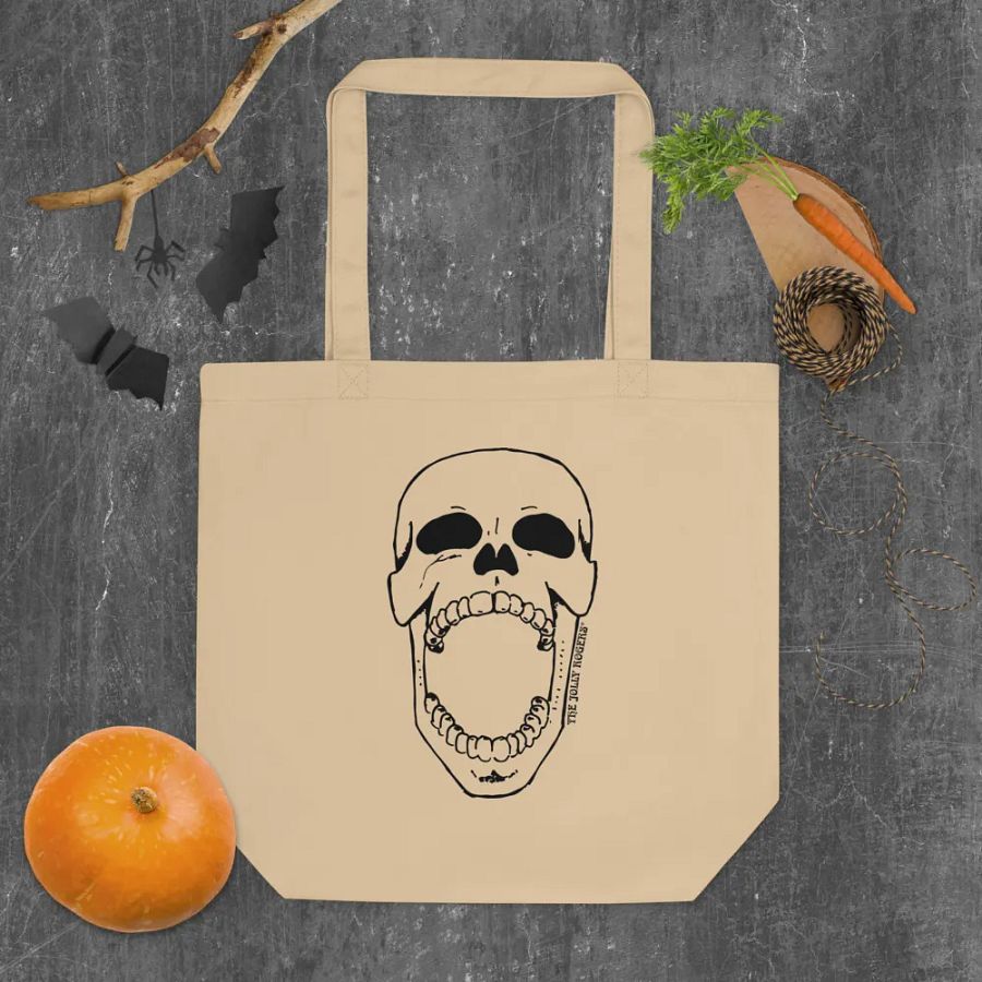 Screaming Skull Tote Bag product image (4)