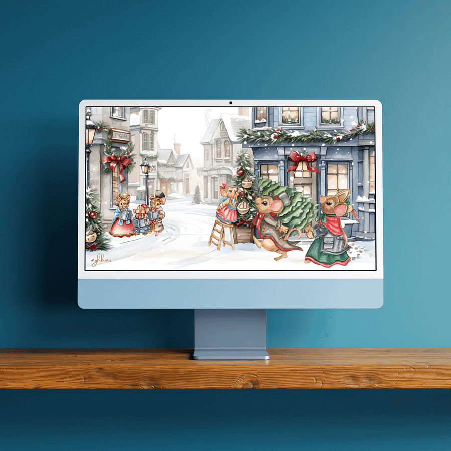 Prelude to Christmas Desktop, Laptop & Smart TV Digital Wallpaper product image (4)