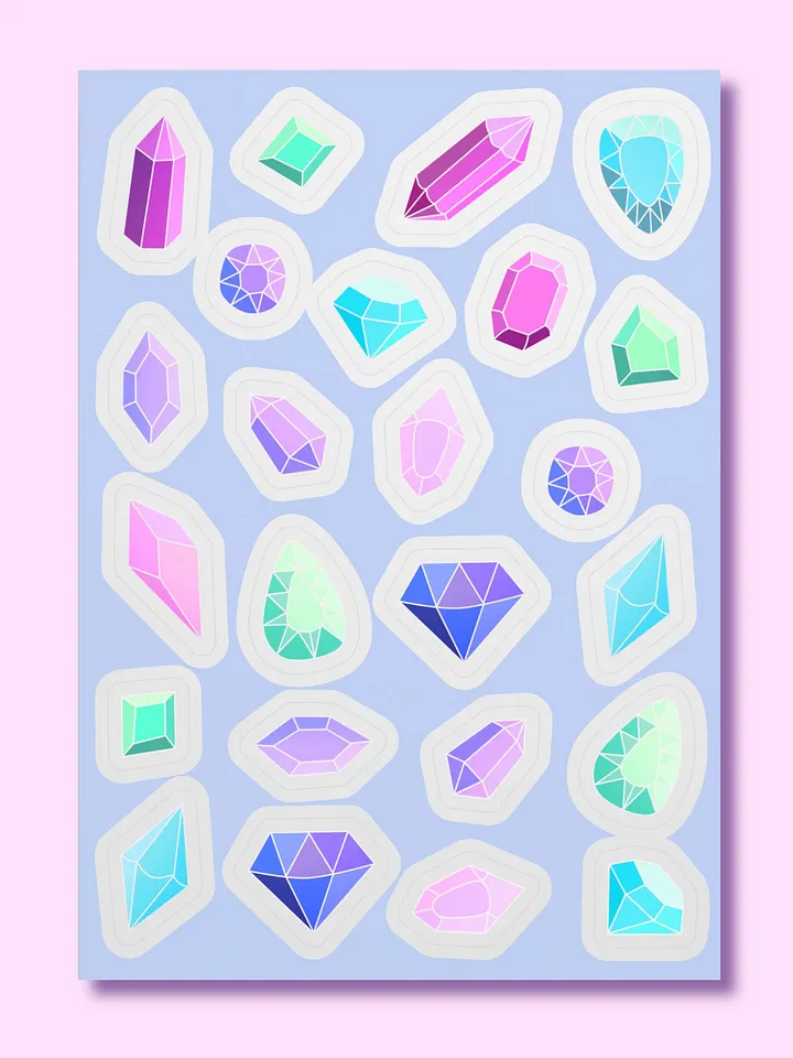 Gemstone Dreams Sticker Sheet product image (1)