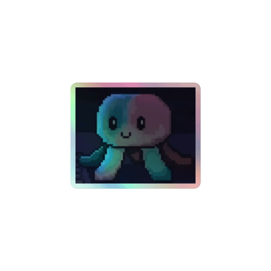 Squiddleton Holographic Sticker product image (1)