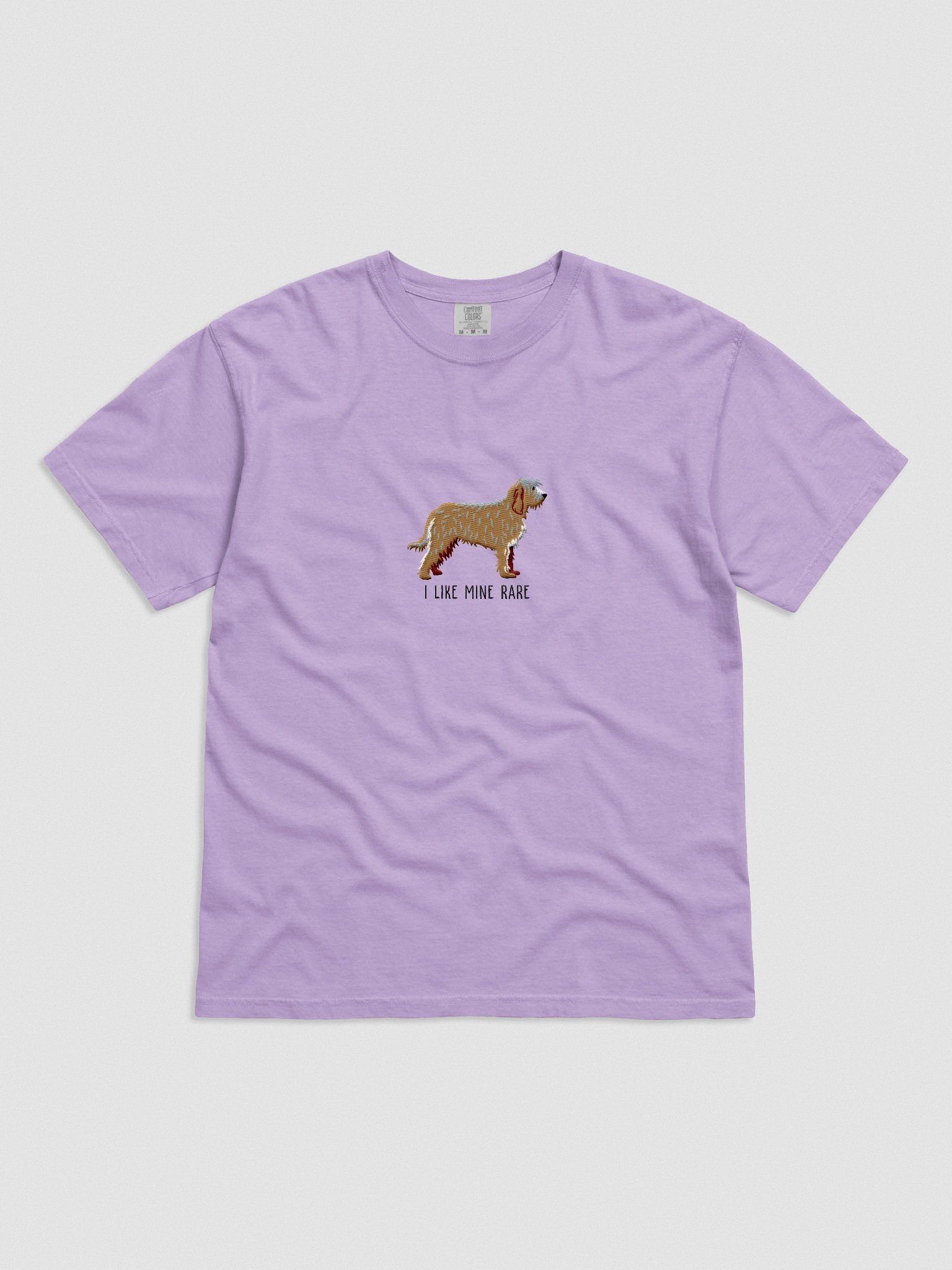 I Like Mine Rare T-Shirt(Embroidered) of an Otterhound(Wheaten) product image (4)