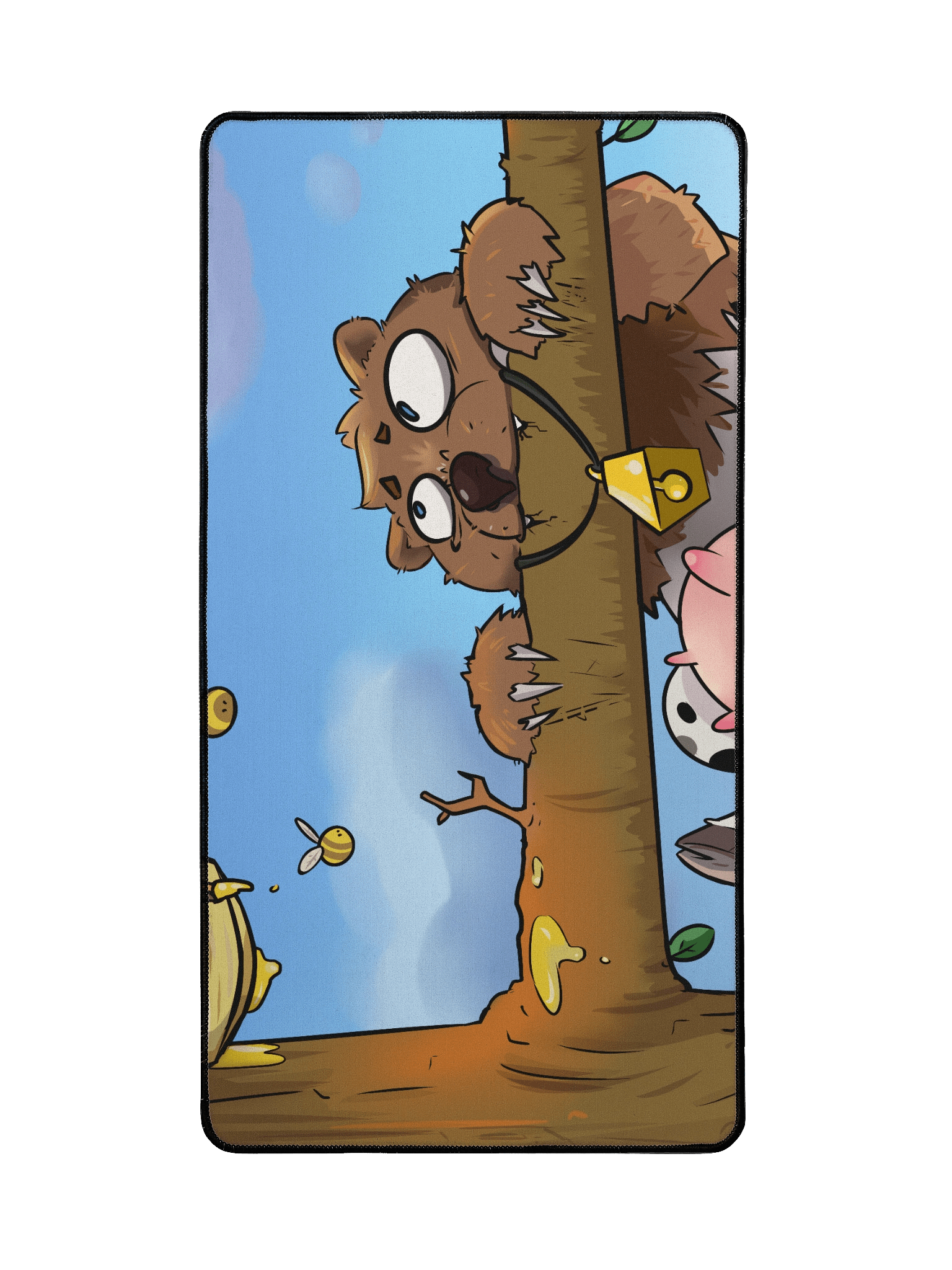 Hang In There Cowbear Deskmat product image (2)