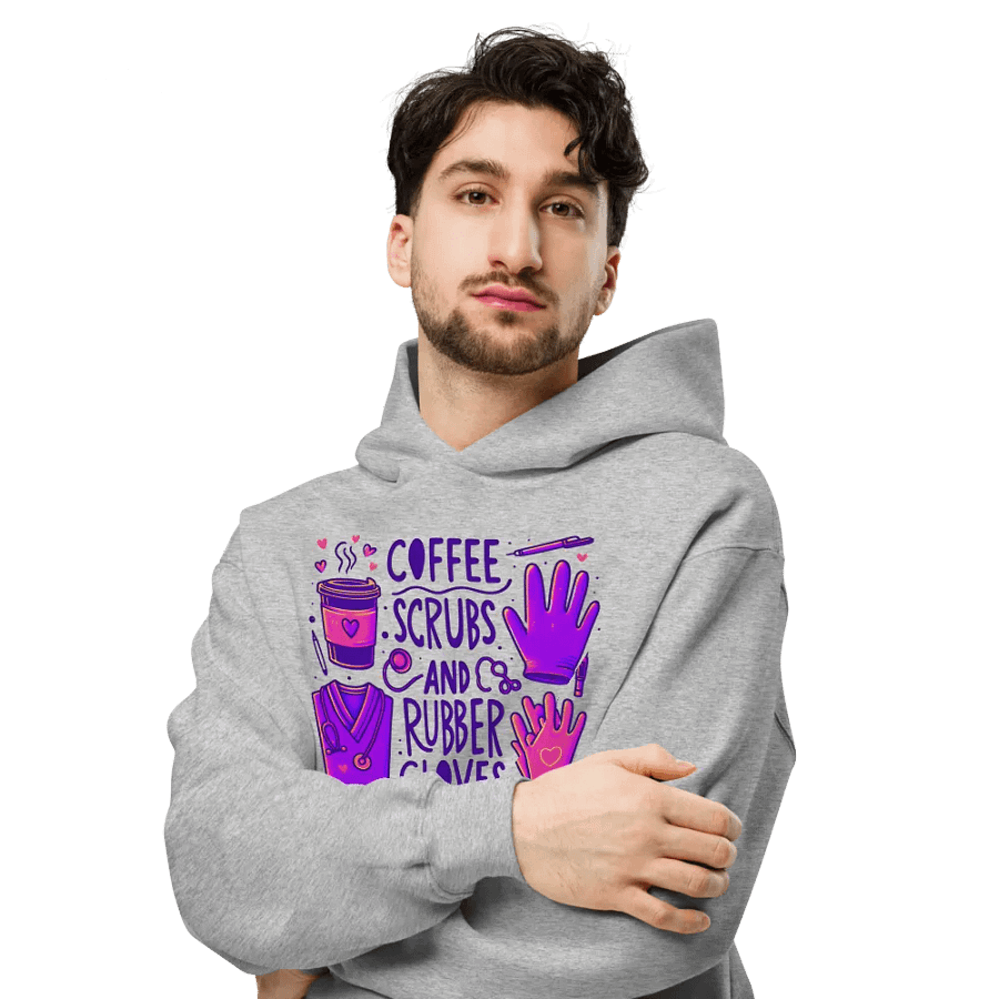 Healthcare Heroes Coffee Scrubs Hoodie product image (6)